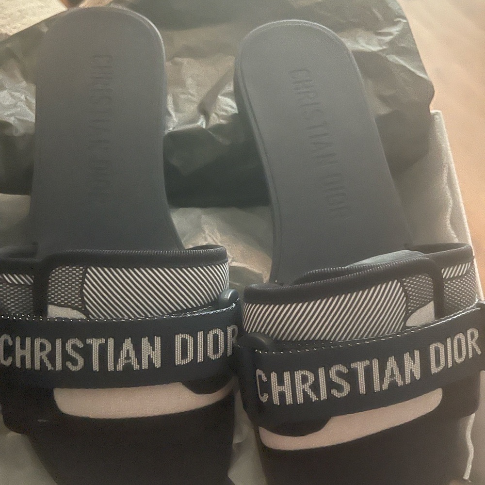 Dior Deep Blue Sandals